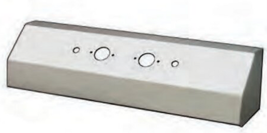 12020 AIR LINE BOX DOUBLE CONNECTOR BLANK SS