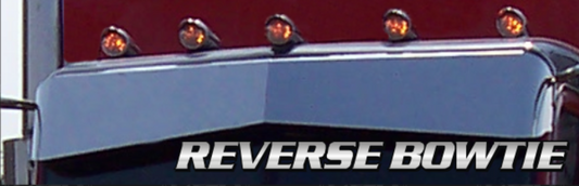 27746  PB VISOR 11X8 REVERSE BOWTIE STAINLESS STEEL