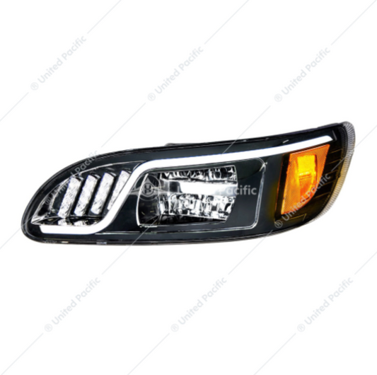 31073 BLACK PB 386 08+ HEADLIGHT HIGH POWER LED DRIVER SIDE
