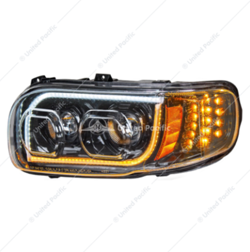 31146 BK PB 388/389 HEADLIGHT DRIVER SIDE BLACK OUT