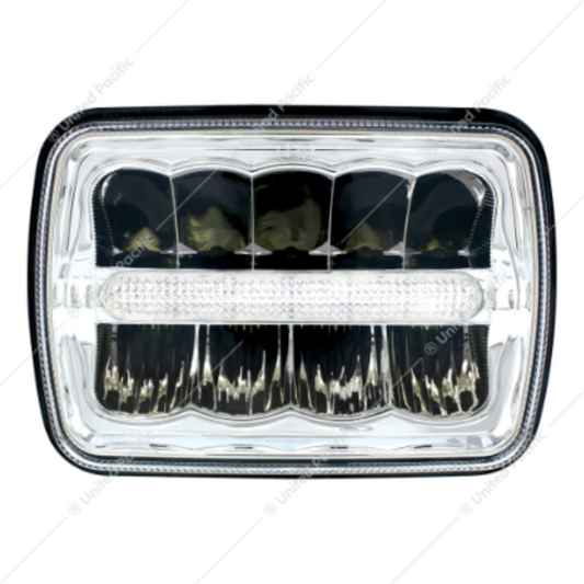 34122 9 HIGH POWER LED HEADLIGHT  5X7 FOR SINGLE SQUARE