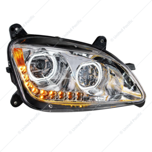 35746 PB 579 CHROME HEADLIGHT PASSENGER SIDE