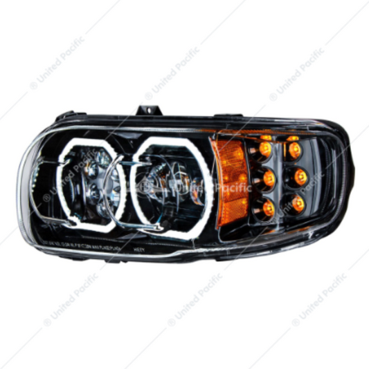 35786 PB 389 HEADLIGHT LED DRIVER SIDE BLACK OUT