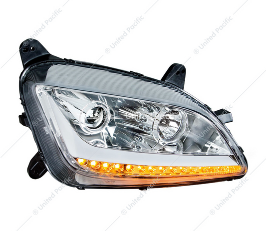 35813 PB 579 CHROME PROJECTION HEADLIGHT PASSENGR SIDE 579/587
