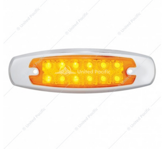 38305B MARKER LIGHT 12 LED PB AMBER/AMBER LENS