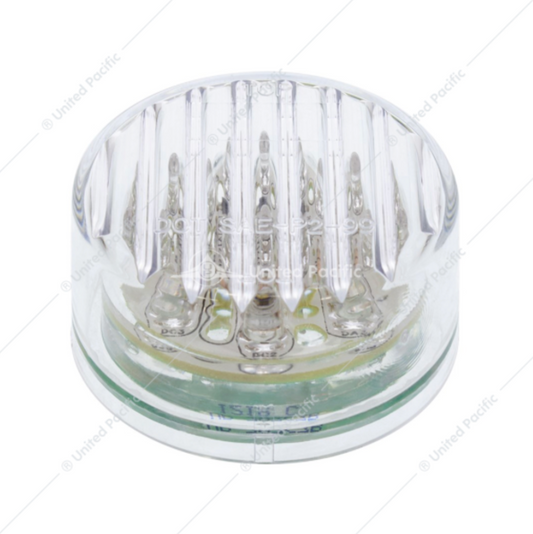 38362 9 LED 2" LIGHT FLAT AMBER/CLEAR