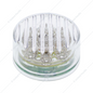 38363 2" LIGHT FLAT LED RED/CLEAR LENS