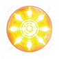 38366 2" LIGHT BEEHIVE STYLE AMBER/CLEAR LENS
