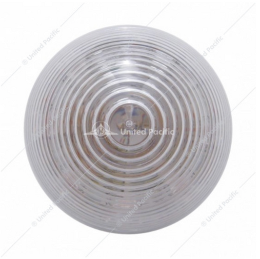 38367 2" BEEBIVE LIGHT RED CLEAR LENS 9 LED