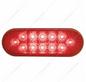 38121 OVAL LED REFLECTOR LIGHT RED/RED 3 PROM CONECTION