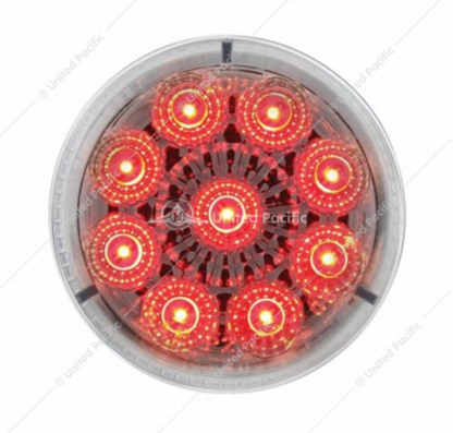 38852  2" LED LIGHT RED CLEAR