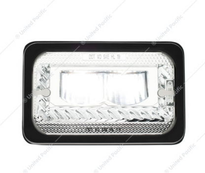 34132 4X6 HIGH BEAM HEATED LED HEADLIGHT