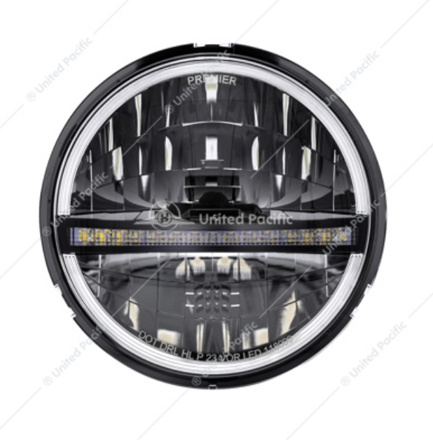31020-UP  5-3/4" ROUND LED HEADLIGHT BLACK