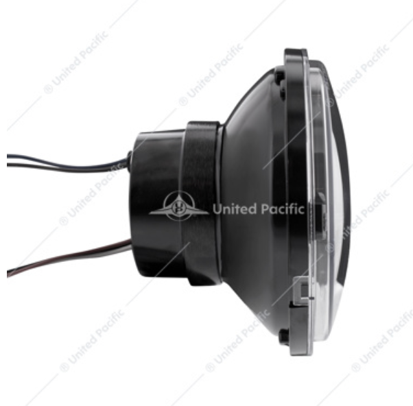 31020-UP  5-3/4" ROUND LED HEADLIGHT BLACK