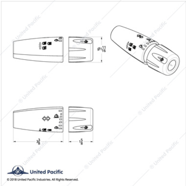 41408 TURN SIGNAL LEVER COVER