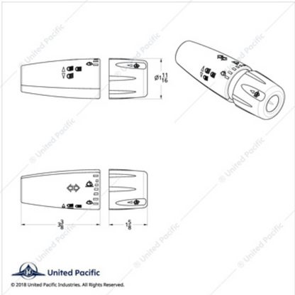 41408 TURN SIGNAL LEVER COVER