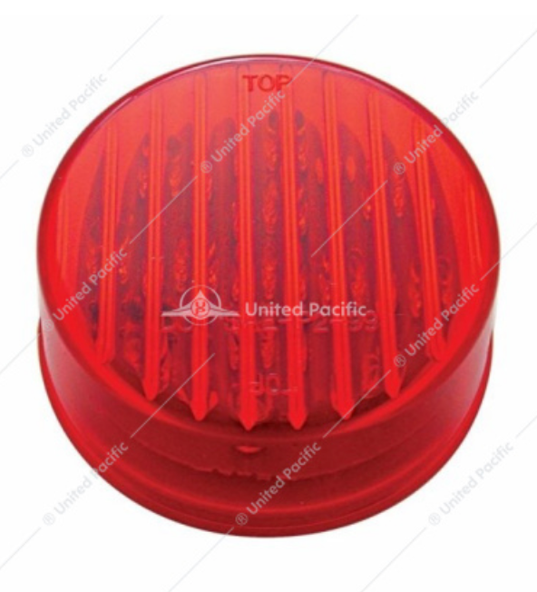 38177 13LED 2.5"FLAT MARKR LIGHT RED/RED