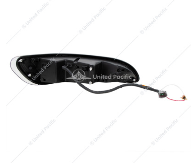 35842 PB 386 HEADLIGHT CHROME QUAD PASSENGER SIDE