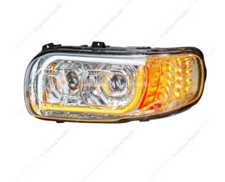 31144 PB 389 HEADLIGHT DRIVER SIDE CHROME