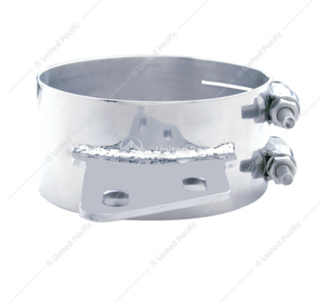 10283 6" PB ANGLED JOINT CLAMP SS