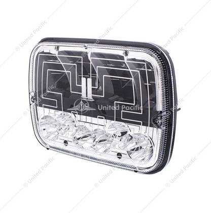 34137 7x5" HEATED LED HEADLIGHT HIGH/LOW BEAM