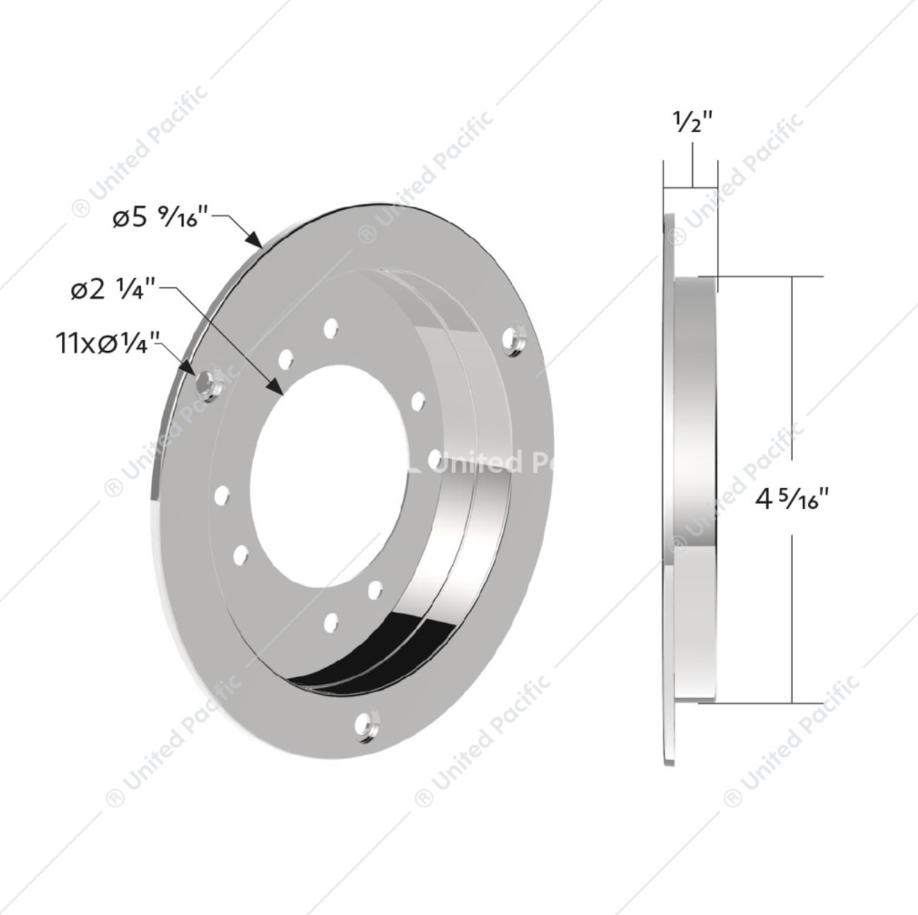 20548 SS MOUNTING BEZEL FOR WATERMELON LIGHT