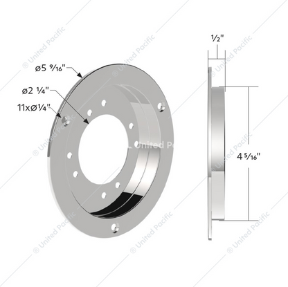20548 SS MOUNTING BEZEL FOR WATERMELON LIGHT