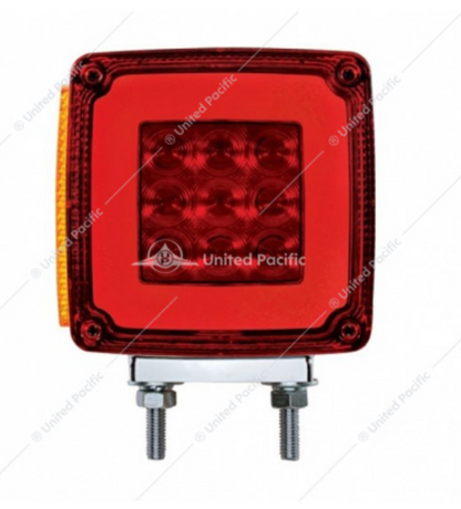 37124 AMB/RED LED SQUARE 2FACE GLO LIGHT DRIVER SIDE