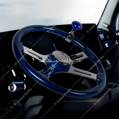88224 18" BLUE STEERING WHEEL