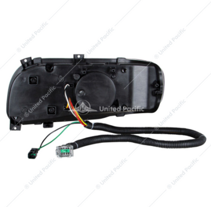 35784 PB 389 HEADLIGHT LED DRIVER SIDE CHROME
