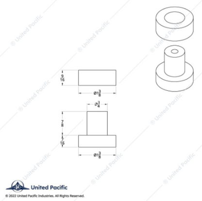 21352 PB EXHAUST BRACKET BUSHING 4 PIECE PACK