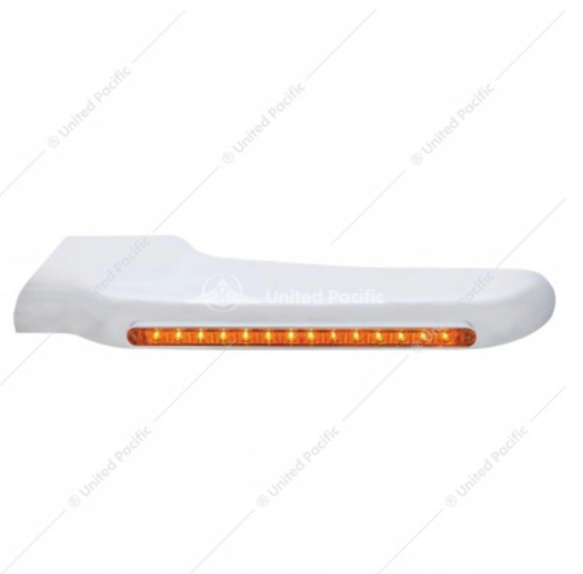 32560 PB 389 FRONT FENDER COVER W/LED AMBER DRIVER SIDE