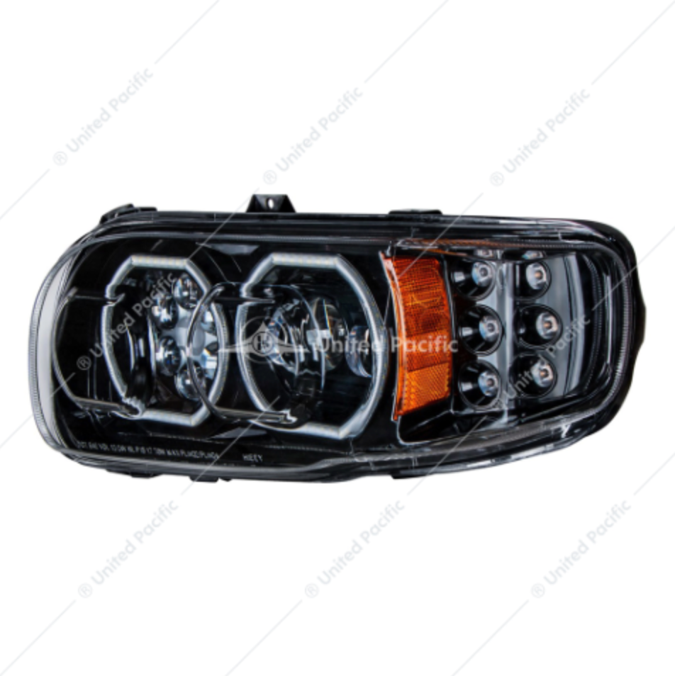 35786 PB 389 HEADLIGHT LED DRIVER SIDE BLACK OUT
