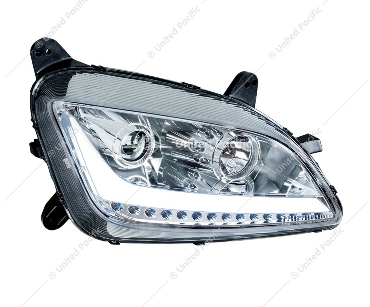 35813 PB 579 CHROME PROJECTION HEADLIGHT PASSENGR SIDE 579/587