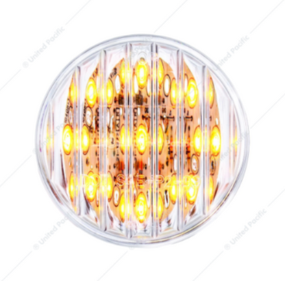 38362 9 LED 2" LIGHT FLAT AMBER/CLEAR