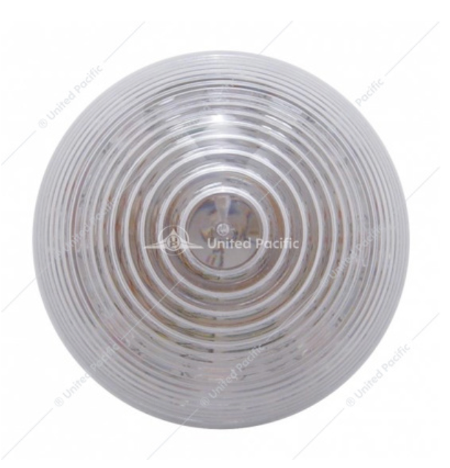 38366 2" LIGHT BEEHIVE STYLE AMBER/CLEAR LENS