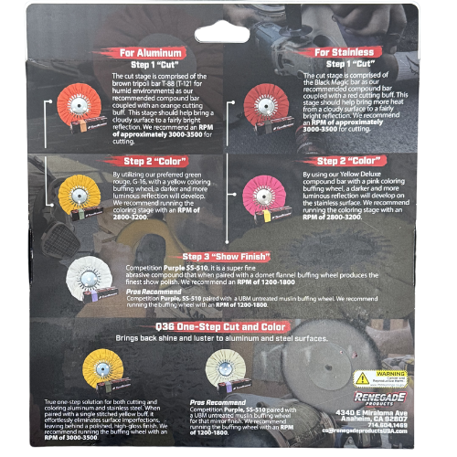 16PPUR PURPLE BUFFING WHEEL