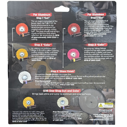 16PPUR PURPLE BUFFING WHEEL