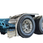 BA710HT 80" HALF FENDERS PAIR WITH RADIOUS FLANGE 34" DROP 430 SS