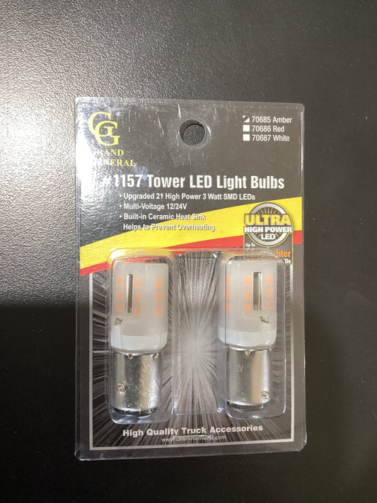 70685-GG 1157 AMBER 21 LED W/CERAMIC TOWER