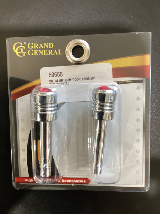 50655-GG RED JEWEL DOOR LOCK KNOB
