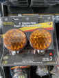 78375  4" DOUBLE FACE LIGHT AMBER/RED COLOR LENS TWIN PACK