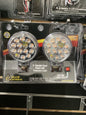 75195 3" DOUBLE FACED LIGHT AMBER/RED CLEAR LENS TWIN PACK