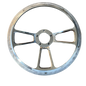 1098 14" BARE MUSCLE POLISHED STEERING WHEEL