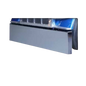 BP-003C PB 379 20" BUMPER MITERED ENDS BLIND MOUNT SS AVAILABLE WITH TOW HOLES