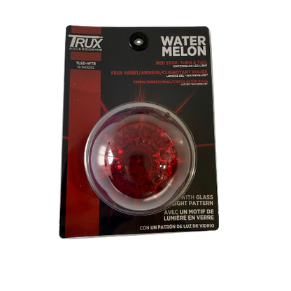 TLED-WTR RED/RED WATERMELON (W/ GLASS PATTERN)