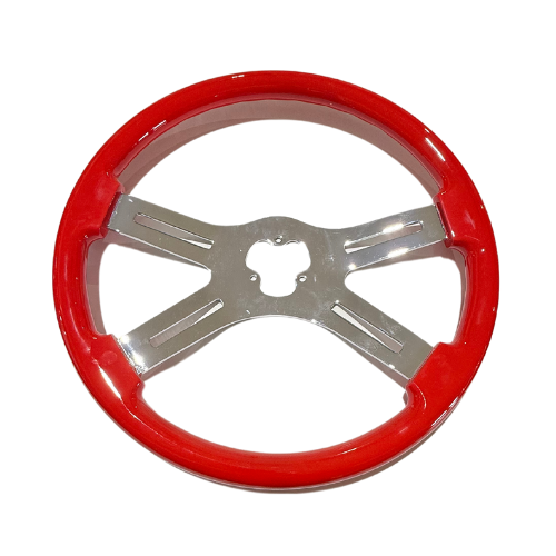 56201 VIPER RED 18" STEERING WHEEL
