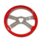 56201 VIPER RED 18" STEERING WHEEL