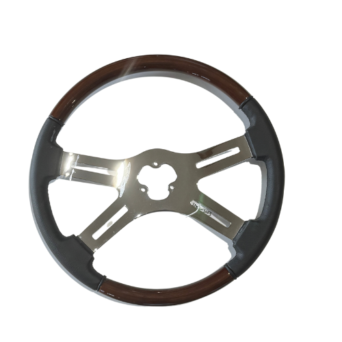 88189 PB 579 & KW T680 WOOD STEERING WHEEL 2 TONE